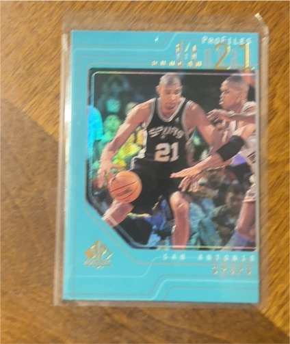 1997 Upper Deck SP Authentic Profiles #P37 Tim Duncan — front