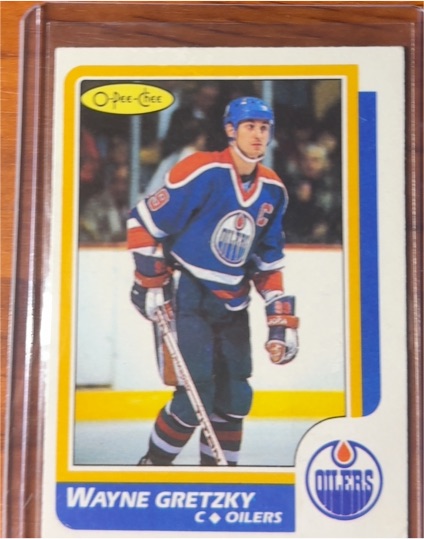 1986-87 O-Pee-Chee #3 Wayne Gretzky — front