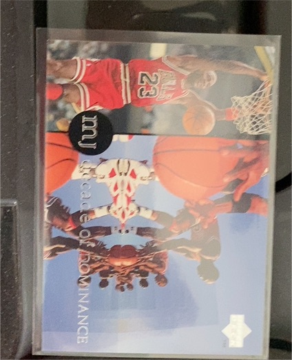 1994 Upper Deck Rare Air #J7 Michael Jordan Decade of Dominance — front