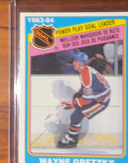 1984-85 O-Pee-Chee #383 Wayne Gretzky Power Play Goal Leader — front