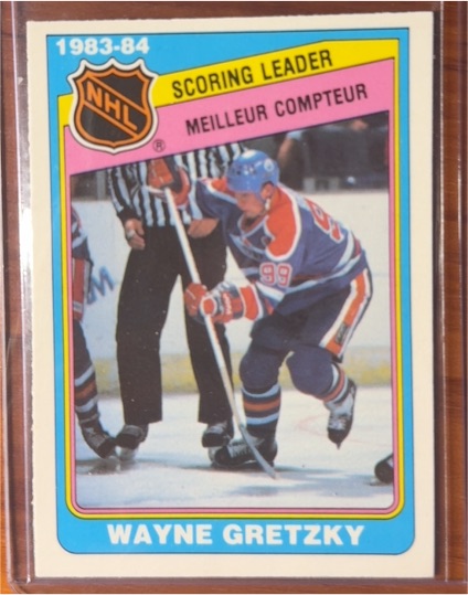 1983-84 O-Pee-Chee #380 Wayne Gretzky Scoring Leader — front