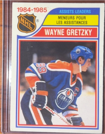 1984-85 O-Pee-Chee #382 Wayne Gretzky — front