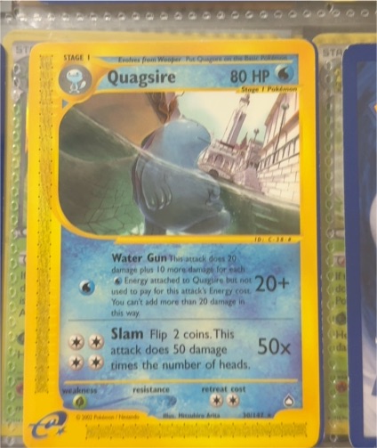 2003 Aquapolis #30 Quagsire — front