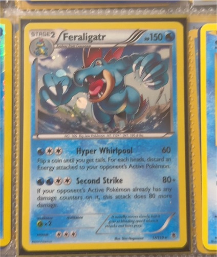 2014 Pokémon XY Phantom Forces #17 Feraligatr — front