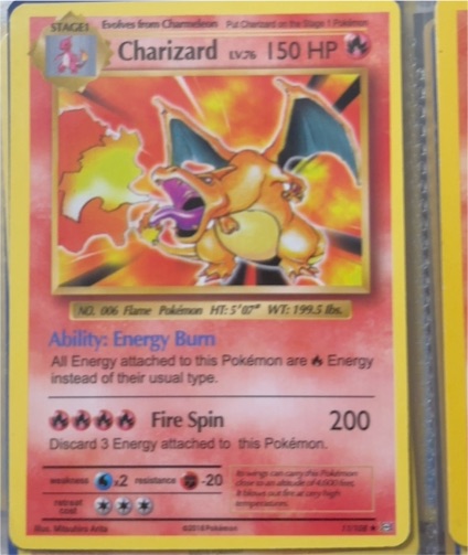 2016 Pokémon XY Evolutions #11 Charizard — front