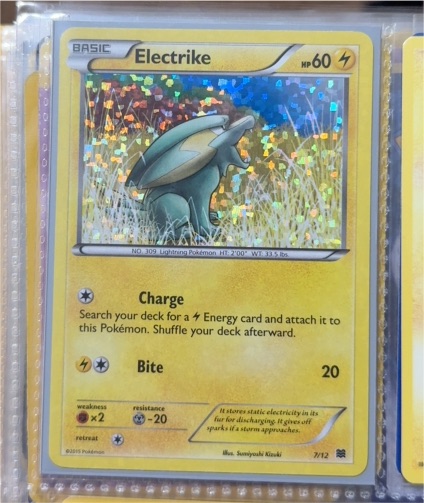 2015 Pokémon McDonald's Collection #7 Electrike — front