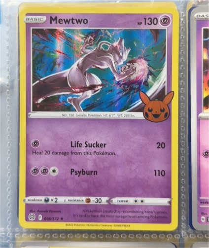 2022 Pokemon Trick or Trade #056 Mewtwo — front