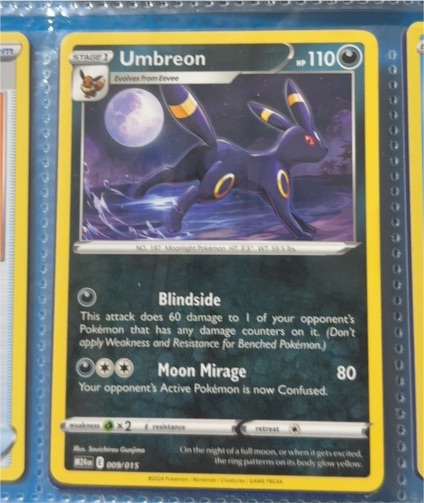 2025 McDonald's Pokémon Dragon Discovery #009 Umbreon — front