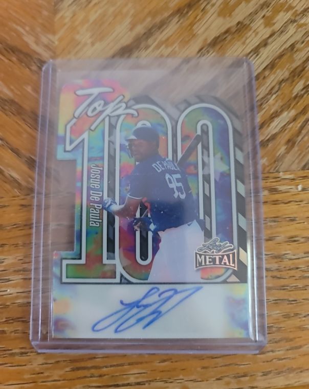 2025 Leaf Metal Top 100 Josue De Paula — front