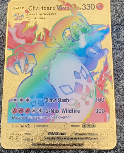 2020 Pokémon Champions Path #074 Charizard VMAX — front