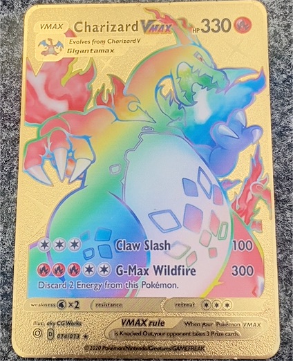 2020 Pokémon Champion's Path #74 Charizard VMAX — front