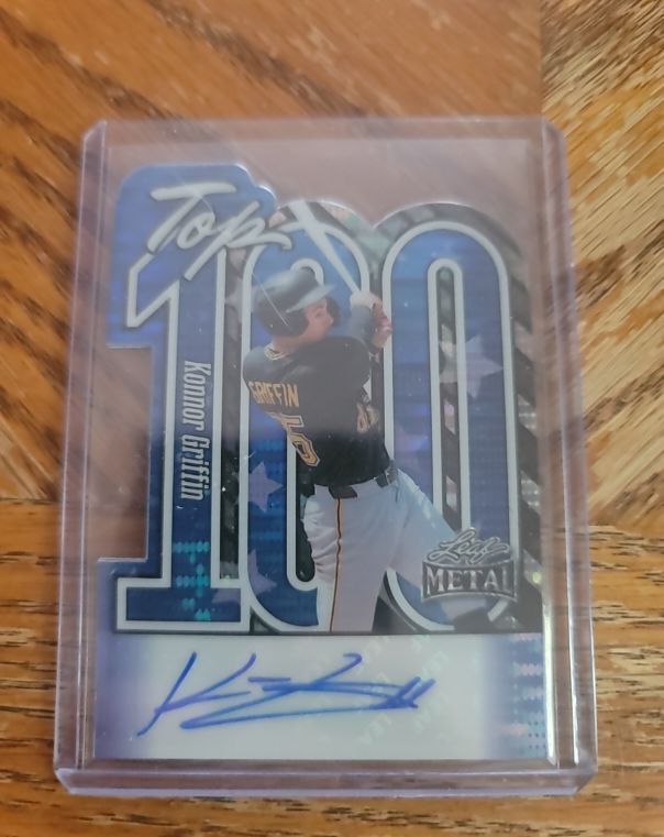 2025 Leaf Metal Top 100 Konnor Griffin — front