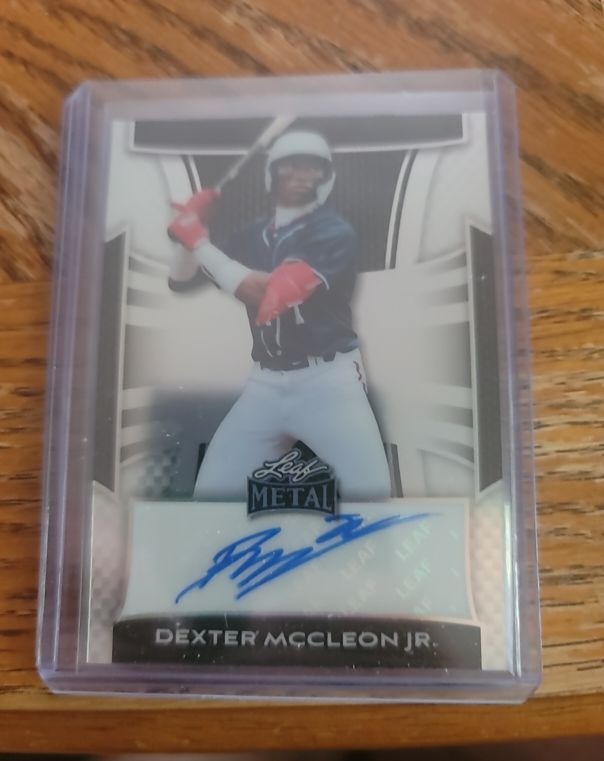 2025 Leaf Metal Dexter McCleon Jr. Auto — front