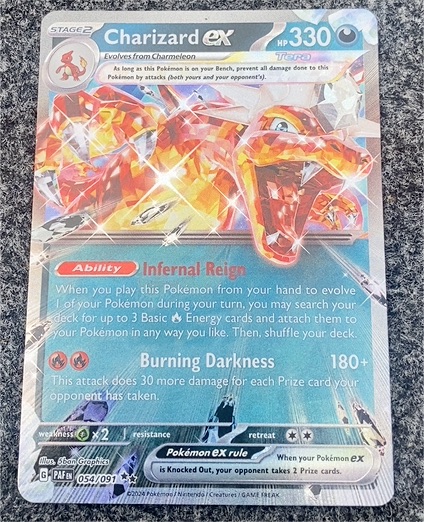 2024 Pokémon Scarlet & Violet Paldean Fates #054 Charizard ex — front