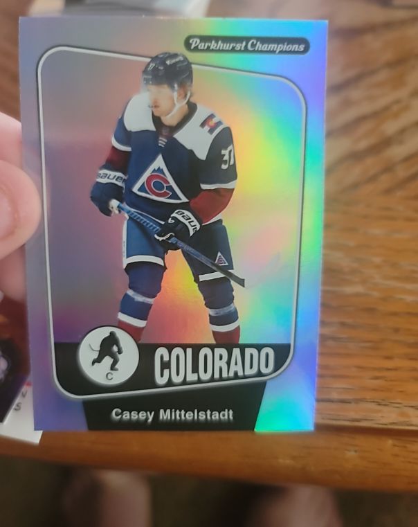 2024-25 Upper Deck Parkhurst Champions Casey Mittelstadt — front