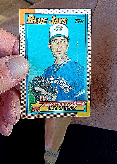 1990 Topps #563 Alex Sanchez — front
