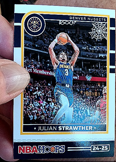 2024-25 Panini NBA Hoops #180 Julian Strawther — front