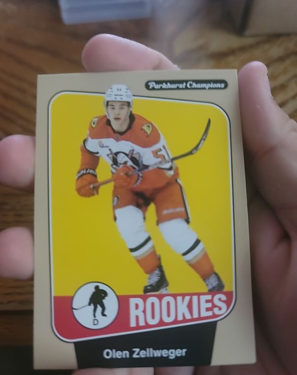 2024-25 Parkhurst Champions #274 Olen Zellweger — front