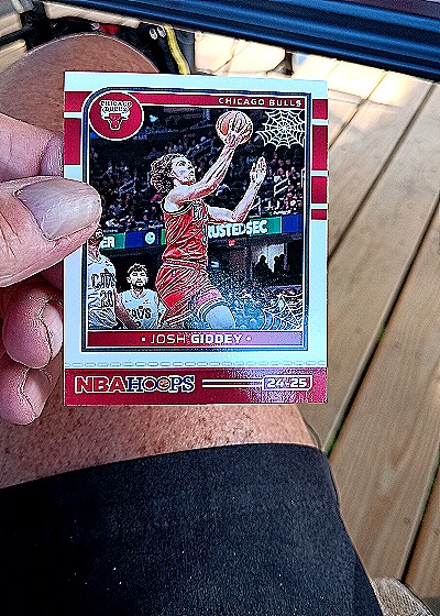 2024-25 Panini NBA Hoops #118 Josh Giddey — front