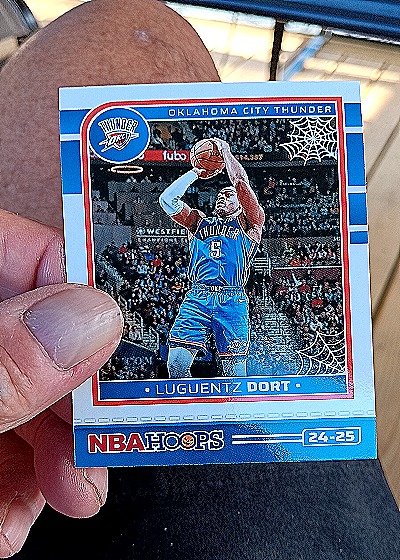 2024-25 Panini NBA Hoops #204 Luguentz Dort — front
