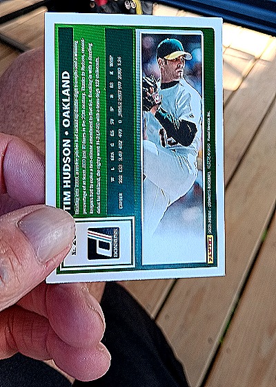 2025 Donruss #20 Tim Hudson — back
