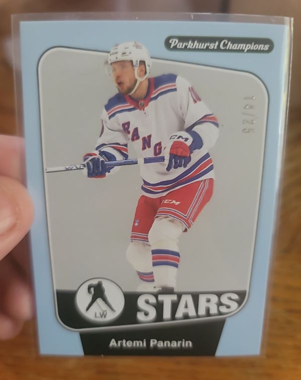 2024-25 Upper Deck Parkhurst Champions Silver #214 Artemi Panarin — front