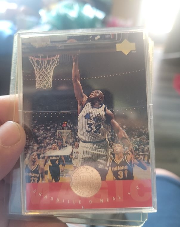 1995-96 Upper Deck #173 Shaquille O'Neal — front
