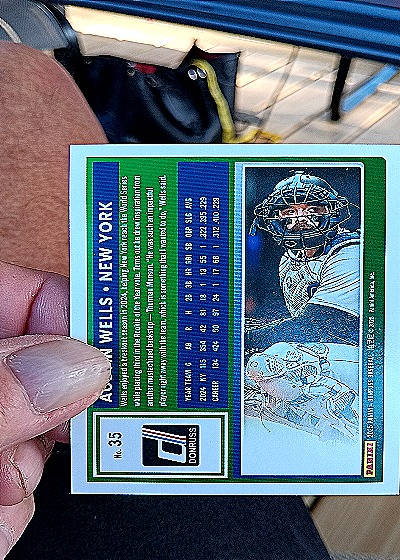 2025 Donruss #35 Austin Wells — back