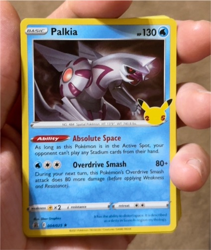 2021 Pokémon Celebrations #004 Palkia — front