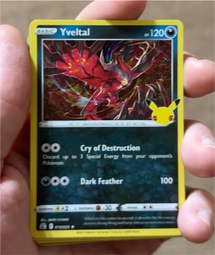 2021 Pokémon Celebrations #019 Yveltal — front