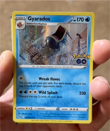 2022 Pokémon TCG Pokémon GO #022 Gyarados — front