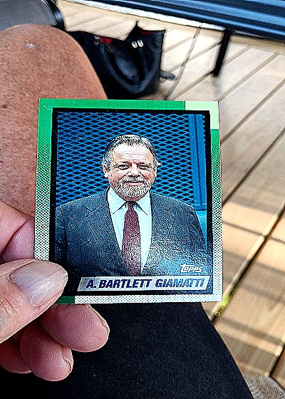 1990 Topps #396 A. Bartlett Giamatti — front