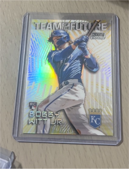 2022 Topps Stadium Club Chrome #TOF-7 Bobby Witt Jr — front