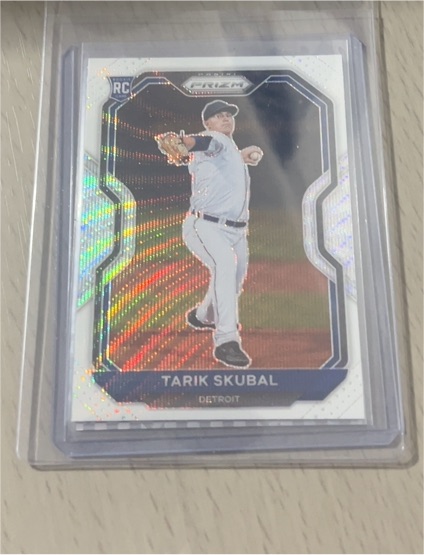 2021 Panini Prizm #236 Tarik Skubal Rookie Card — front