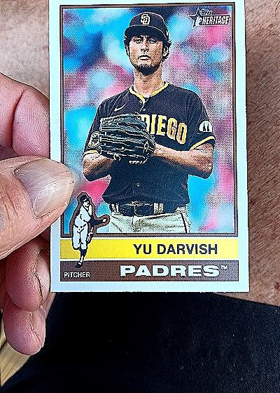 2025 Topps Heritage #84 Yu Darvish — front