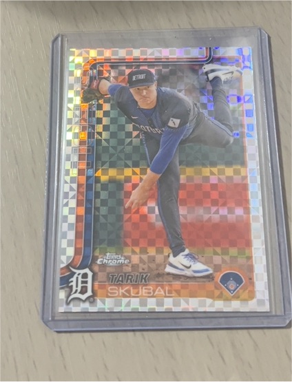 2025 Topps Chrome #258 Tarik Skubal — front