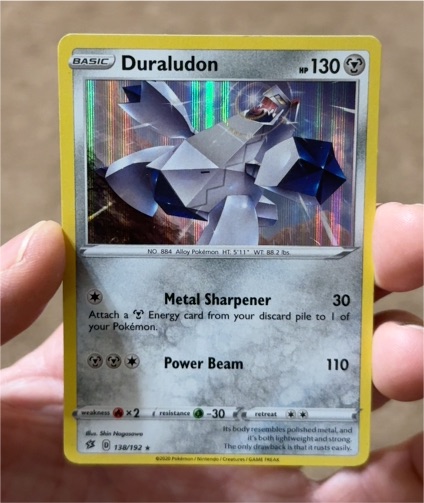 2020 Pokémon Rebel Clash #138 Duraludon — front