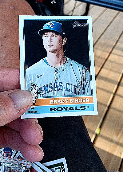 2025 Topps Heritage #333 Brady Singer — front