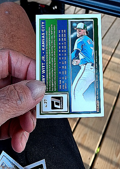2025 Donruss #27 Bobby Witt Jr. — back