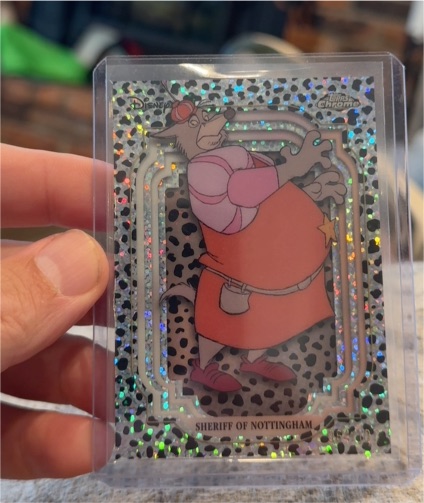 2024 Topps Chrome Disney Sapphire #36 Sheriff of Nottingham — front