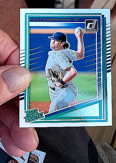 2025 Donruss #137 Bryce Cunningham Rated Prospect — front