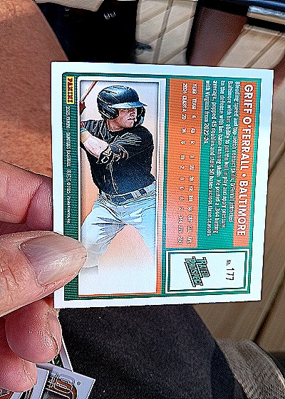 2025 Panini Donruss #177 Griff O'Ferral — back