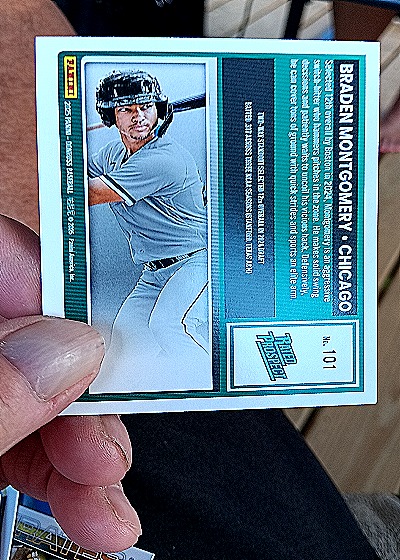 2025 Donruss Optic #101 Braden Montgomery — back