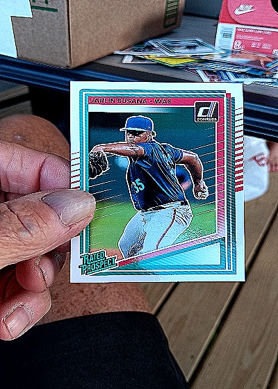 2025 Donruss #140 Jarlin Susana Rated Prospect — back