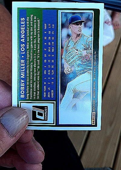 2025 Donruss #91 Bobby Miller — back