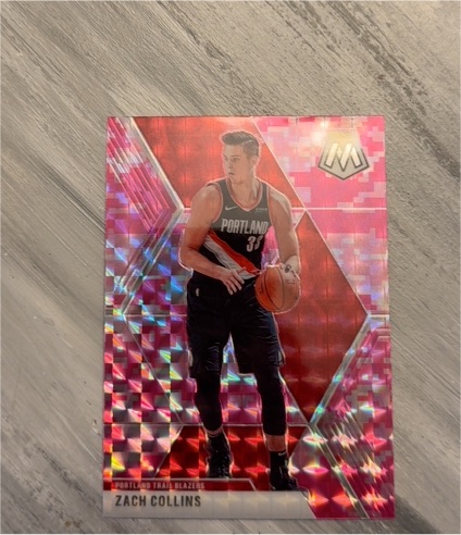 2019-20 Panini Mosaic #45 Zach Collins — front