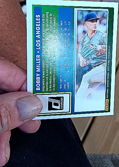 2025 Donruss #28 Bobby Miller — back