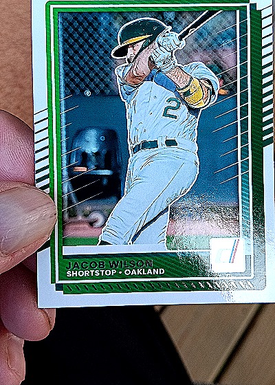 2025 Topps Heritage #605 Jacob Wilson — back