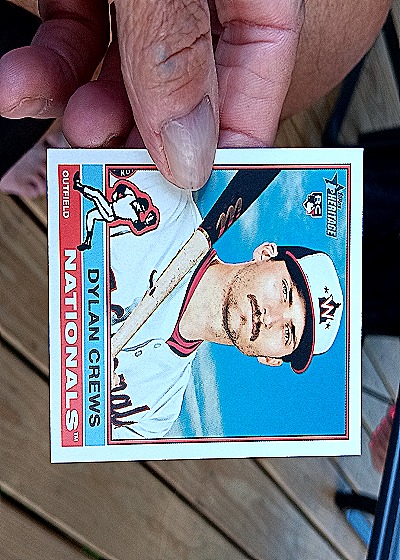 2025 Topps Heritage #247 Dylan Crews — front