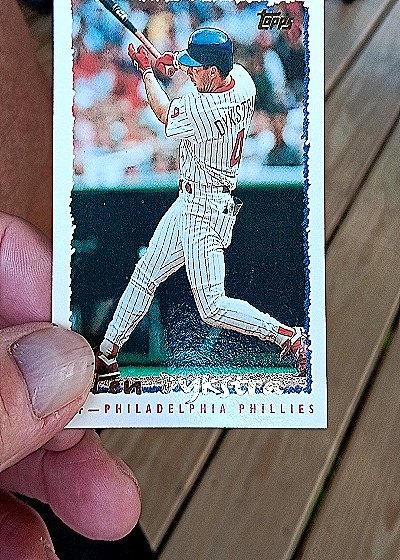1995 Topps #284 Len Dykstra — front